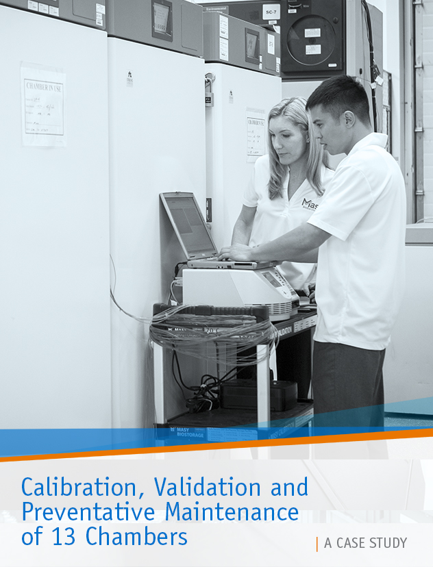 Calibration, validation & preventative maintenance of 13 chambers